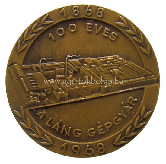 100 éves a Láng Gépgyár 1868-1968 (br)